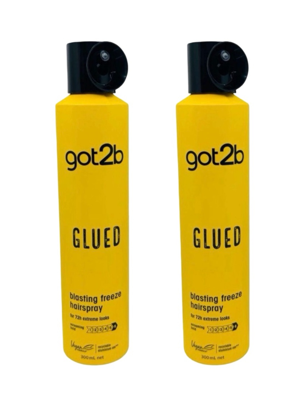 Got2b Glued Blasting Freeze Hairspray - 300 ml / 10.1 oz - Set of 2